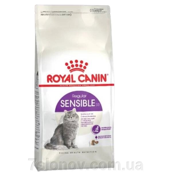 Сухий корм для котів із чутливим травленням Sensible 33 400 г Royal Canin від компанії Інтернет Ветаптека 7 слонів - фото 1