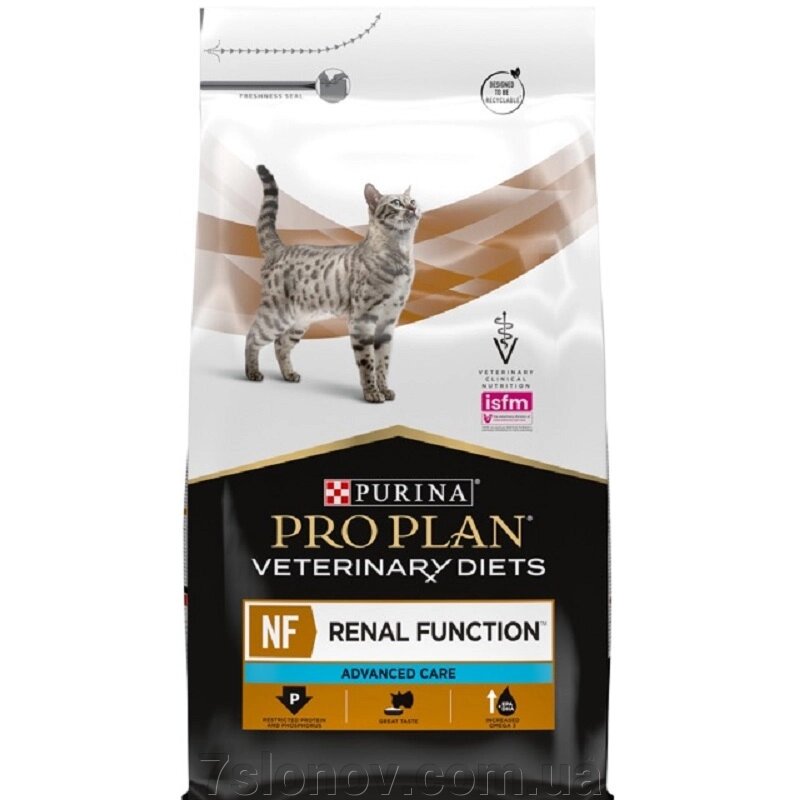 Сухий корм для котів Veterinary Diets NF Renal Function Advanced Care при хронічній хворобі нирок 1,5 кг Purina від компанії Інтернет Ветаптека 7 слонів - фото 1