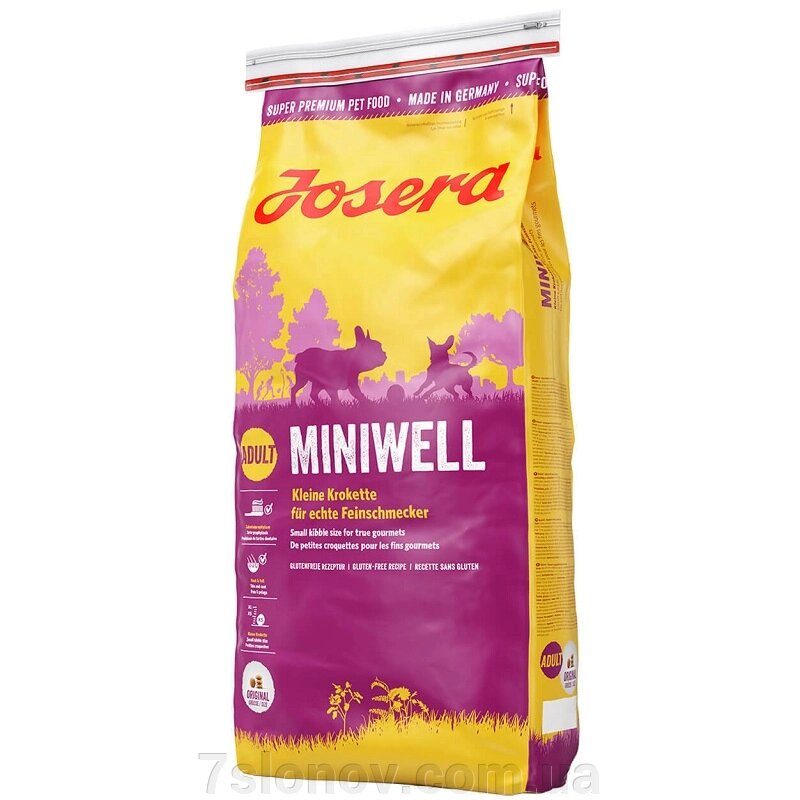 Сухий корм для собак дрібних порід Miniwell з свійським птахом 900 г Josera від компанії Інтернет Ветаптека 7 слонів - фото 1