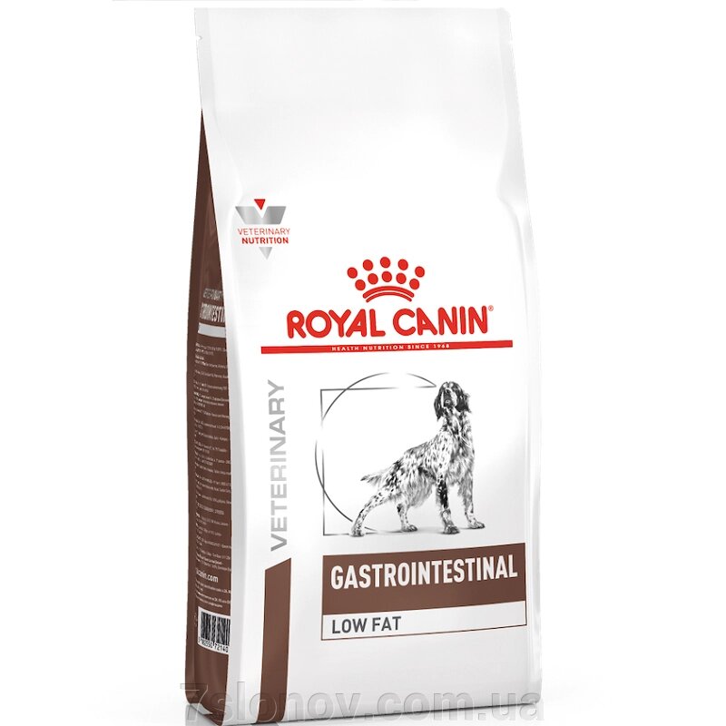 Сухий корм для собак Gastrointestinal Low Fat при порушеннях травлення 1 кг Вагової Royal Canin від компанії Інтернет Ветаптека 7 слонів - фото 1