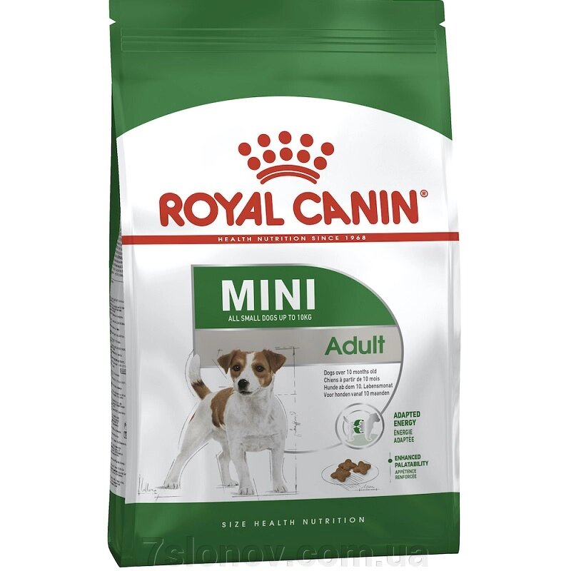 Сухий корм для собак малих порід Mini Adult із м'ясом птиці 2 кг Royal Canin від компанії Інтернет Ветаптека 7 слонів - фото 1