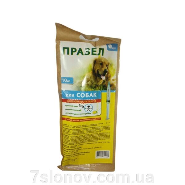 Суспензія для собак Празел від глистів у шприц-тубі 10 мл Коло від компанії Інтернет Ветаптека 7 слонів - фото 1