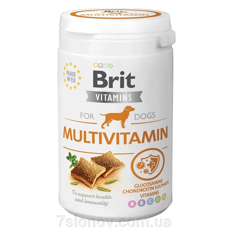 Таблетки Multivitamin вітаміни для собак 150 г Brit Vitamins від компанії Інтернет Ветаптека 7 слонів - фото 1