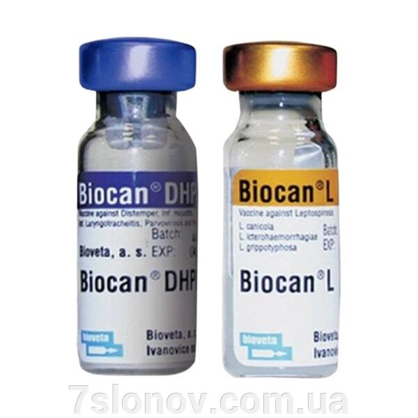 Вакцина Біокан DHPPI+L 1 доза BioVeta Чехія від компанії Інтернет Ветаптека 7 слонів - фото 1
