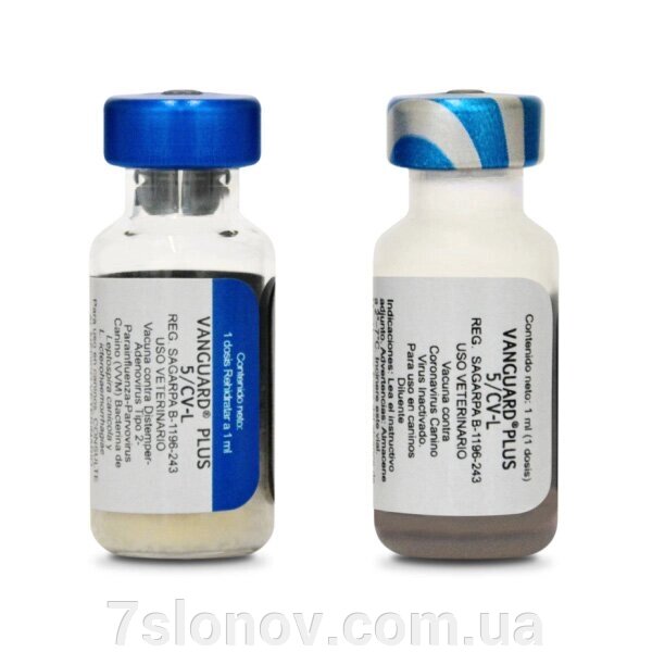 Вакцина Вангард 5/CVL  1 доза 2 флакони Zoetis від компанії Інтернет Ветаптека 7 слонів - фото 1