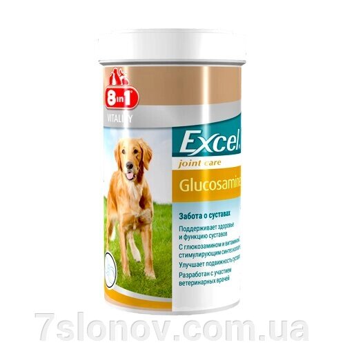 Вітаміни для собак 8 в1Exel Glucosamine з глюкозаміном № 110  8in1 Pet Products від компанії Інтернет Ветаптека 7 слонів - фото 1