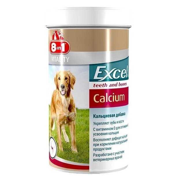 8в1 Бреверс Excel Calcium  для собак 155таб/100ml від компанії ПП Блищик - фото 1