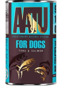 AATU Tuna and Salmon - ААТУ консерви для дорослих собак з лососем та тунцем 400 г