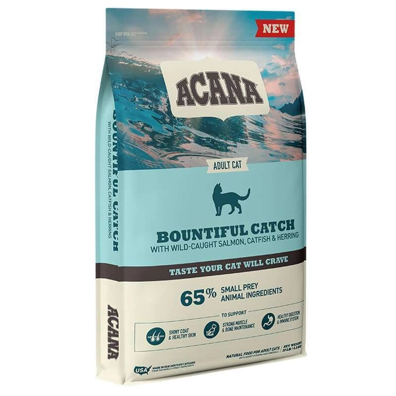 Acana Bountiful Catch Cat сухий корм для котів  з лососем, фореллю і оселедцем 1.8кг від компанії ПП Блищик - фото 1