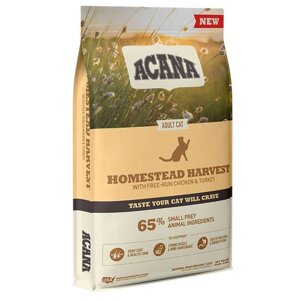 Acana Homestead Harvest сухий корм для кішок з куркою, індичкою та качкою 1.8кг