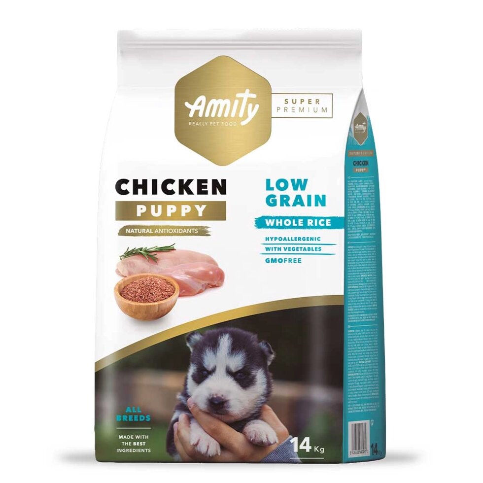 AMITY Super Premium Puppy, для цуценят усіх порід, з куркою  14 kg від компанії ПП Блищик - фото 1