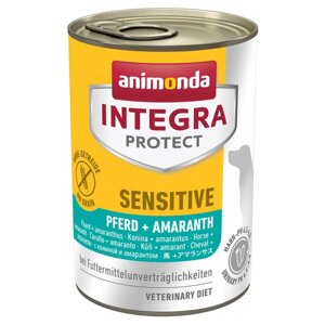 Animonda Integra Protect Sensitive Конина и амарант 400гр