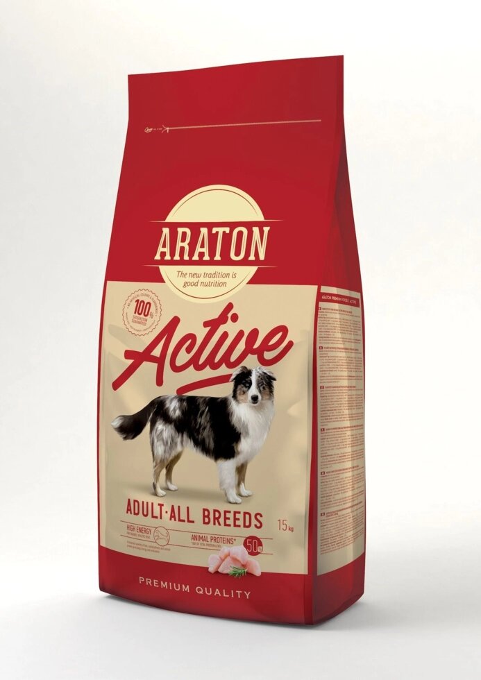 ARATON ACTIVE All Breeds 15kg для активних собак від компанії ПП Блищик - фото 1