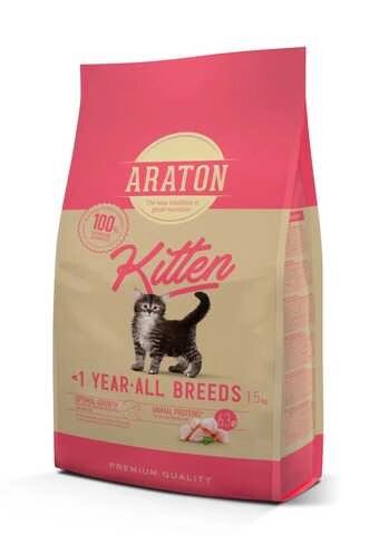 ARATON kitten 1,5kg для кошенят від компанії ПП Блищик - фото 1