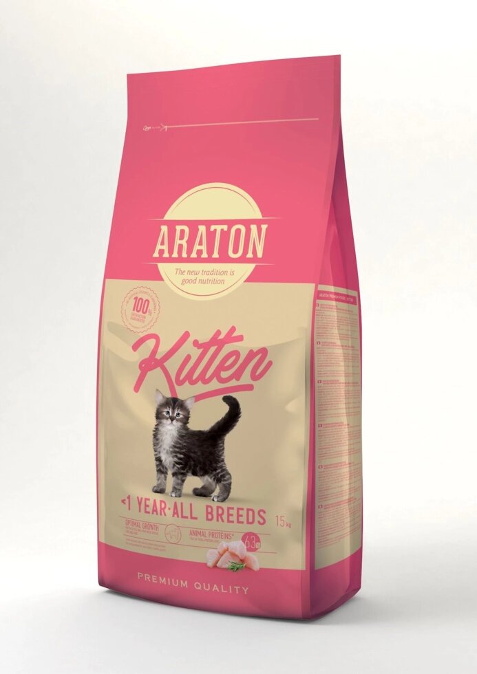 ARATON kitten 15kg для кошенят від компанії ПП Блищик - фото 1