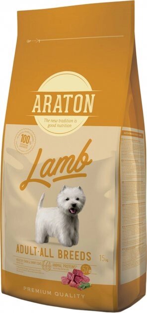 ARATON LAMB Adult All Breeds 15kg для собак з ягням від компанії ПП Блищик - фото 1