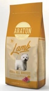 ARATON LAMB Adult All Breeds 3kg для собак з ягням