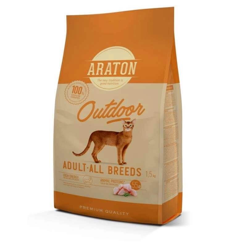 ARATON OUTDOOR Adult All Breeds 1.5kg для дорослих кішок від компанії ПП Блищик - фото 1