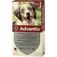 Bayer Advantix для собак (упаковка 4 піпетки) 40-60кг (6мл)