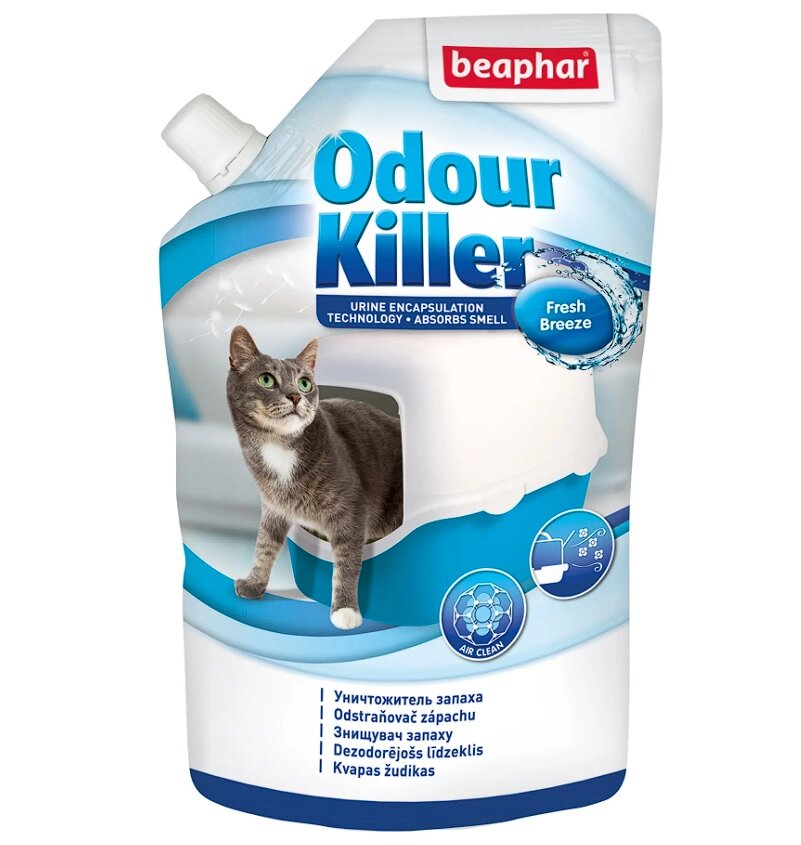 Beaphar Odour Killer for Cats знищувач запаху для котячих туалетів 400мл від компанії ПП Блищик - фото 1