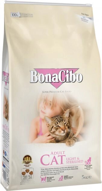 BonaCibo Adult Cat Light & Sterilized 2 кг від компанії ПП Блищик - фото 1