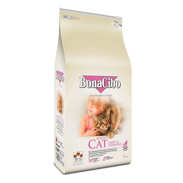 BonaCibo Adult Cat Light & Sterilized 5 kg від компанії ПП Блищик - фото 1