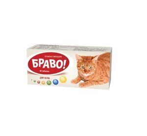 Браво вітаміни для котів №60