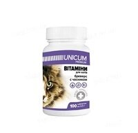 Бреверс Unicum Premium вітаміни для кішок з часником, 1табл/0,5г, 100шт