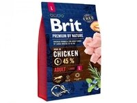 Brit Premium Adult L сухий корм для дорослих собак великих порід з куркою 15кг від компанії ПП Блищик - фото 1