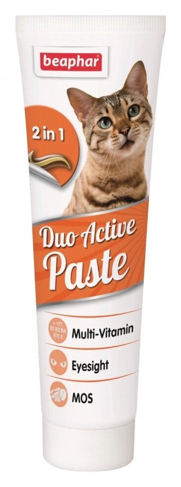 Duo Active Pasta for Cats подвійна мультивітамінна паста для здоров'я кишківника 100г від компанії ПП Блищик - фото 1