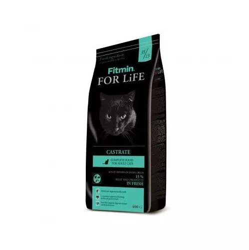 Fitmin cat For Life Castrate Корм для котів із надмірною вагою, кастрованих чи стерилізованих,400г від компанії ПП Блищик - фото 1