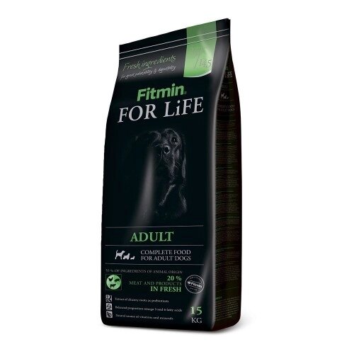 Fitmin dog For Life Adult all breeds корм для дорослих собак усіх порід 15 кг від компанії ПП Блищик - фото 1