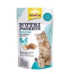 GimCat Nutri Pockets Dental з індичкою для зубів 60г