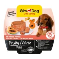 GimDog LD k 100g Fruity Menu паштет з яловичиною і папайєю 100g від компанії ПП Блищик - фото 1