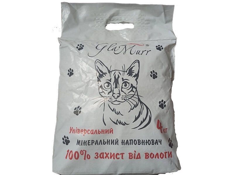 GlaMurr Універсальний наповнювач для котячого туалету 4кг від компанії ПП Блищик - фото 1