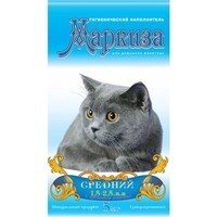 Глиняний наповнювач для туалету Маркіза середній, з лавандою, 5кг 5кг від компанії ПП Блищик - фото 1