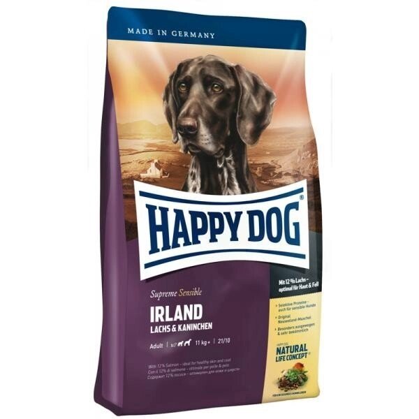 Happy Dog SUPREME SENSIBLE IRLAND корм для собак з чутливим корм для собак з проблемами шкіри 12,5кг від компанії ПП Блищик - фото 1