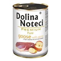 Консерва Dolina Noteci Premium Pure для собак алергіків з гускою та яблуком 400гр від компанії ПП Блищик - фото 1