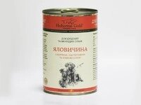 Консервований корм для цуценят і молодих собак Hubertus Gold Ягня і Яловичина з Пастернаком і Кольрабі, 400 г 400гр від компанії ПП Блищик - фото 1