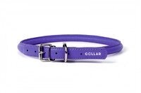 Круглий нашийник Collar Glamour для довгошерстих собак 8 мм 20-25 см Фіолетовий (22409) 8 мм 20-25 см