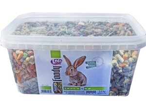 LoLo Pets basic for RABBIT Сухий корм для кроликів, пластик 3 л