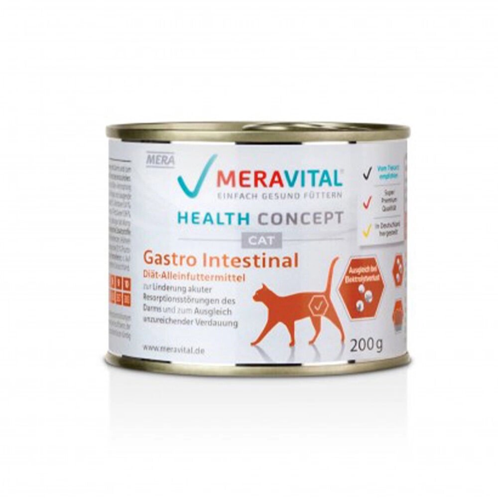 MERA MVH Gastro Intestinal корм консервований для котів при розладах травлення 200гр від компанії ПП Блищик - фото 1