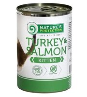 Nature's Protection Kitten Turkey&Salmon 400г вологий корм 400г