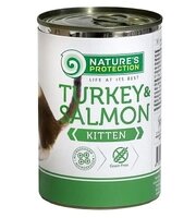 Nature's Protection Kitten Turkey&Salmon 400г вологий корм 400г від компанії ПП Блищик - фото 1