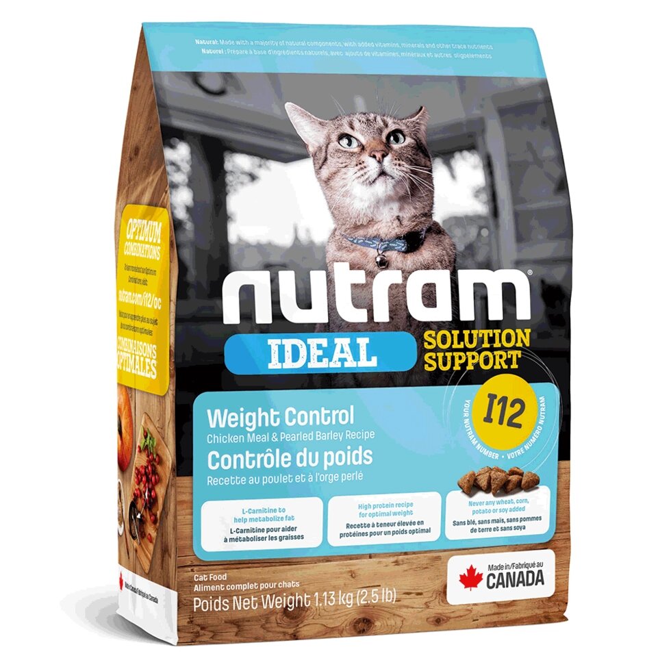 NUTRAM Ideal Solution Support Weight Control Cat холістік корм для контролю ваги, 1,13kg від компанії ПП Блищик - фото 1