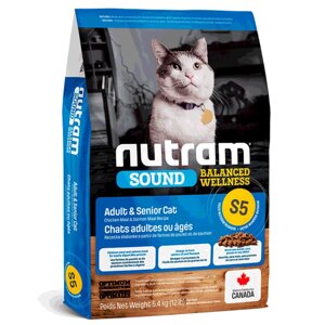 NUTRAM Sound Balanced Wellness Adult Cat холістик корм для дорослих котів, 1.13kg