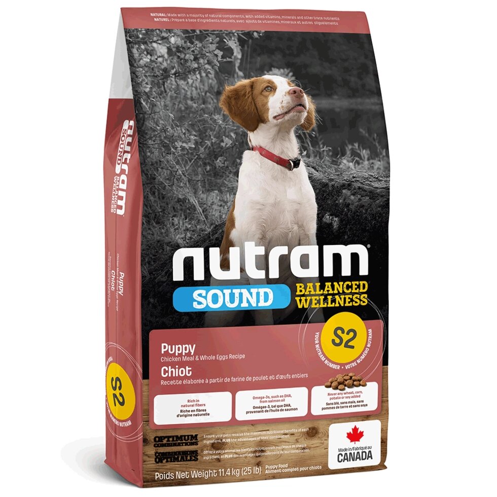 NUTRAM Sound Balanced Wellness Puppy холістик корм для цуценят, 20kg від компанії ПП Блищик - фото 1