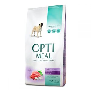 Optimeal корм для дорослих собак малих порід із качкою 1.5кг