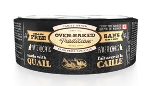 Oven-Baked Tradition - Овен-Бейкед беззернові консерви для котів з перепілкою 156гр