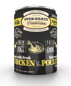 Oven-Baked Tradition - Овен-Бейкед беззернові консерви для собак з куркою 0,354 кг